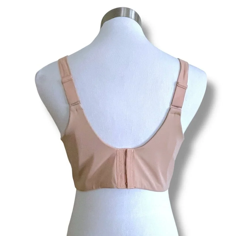 Avenue 42DDD Bra Nude Beige Wireless Back Smoothing Full Figure Coverage